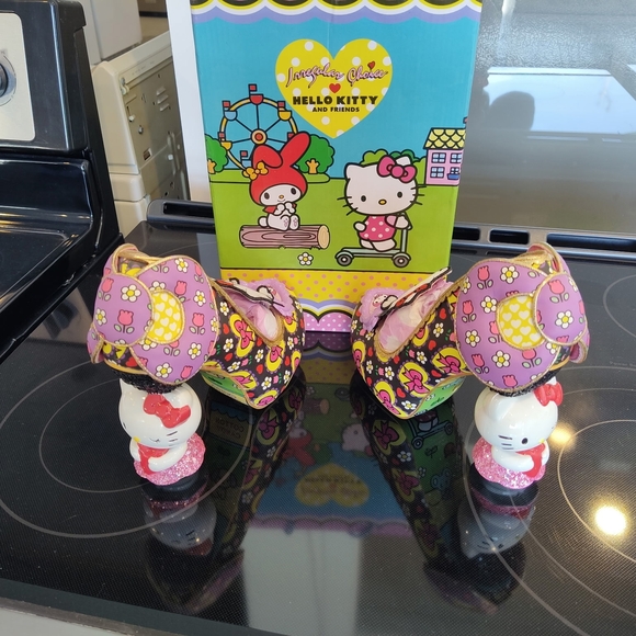 Irregular Choice Pink and Purple Hello Kitty Heels - Picture 4 of 8